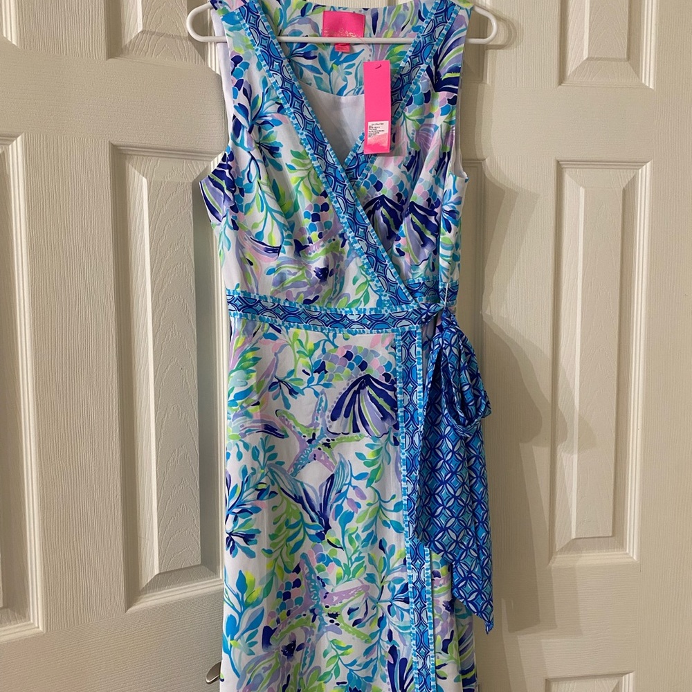 Lilly Pulitzer size 12 Shaylee Stretch MIDI dress